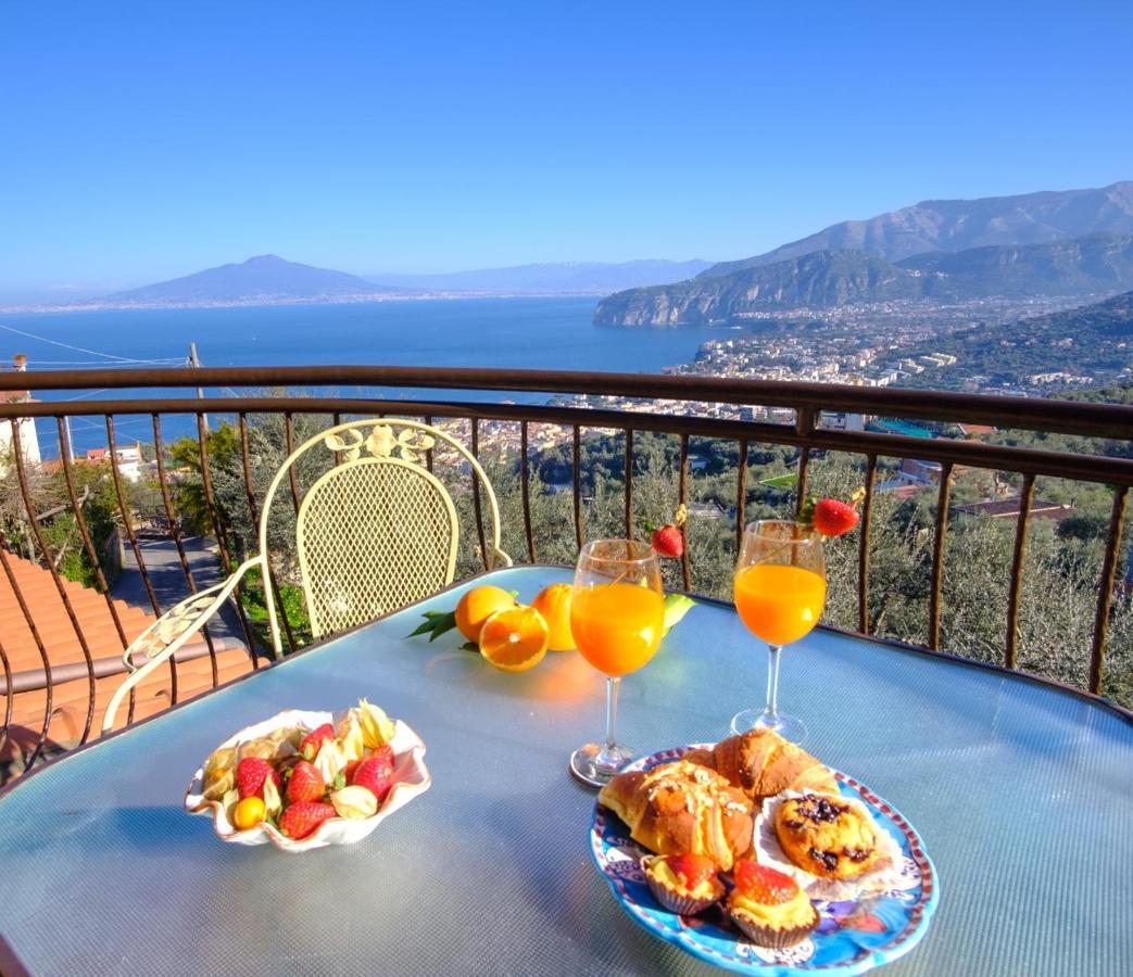 Villa Caruso Private Heated Pool & Sea View Sorrento Exterior photo