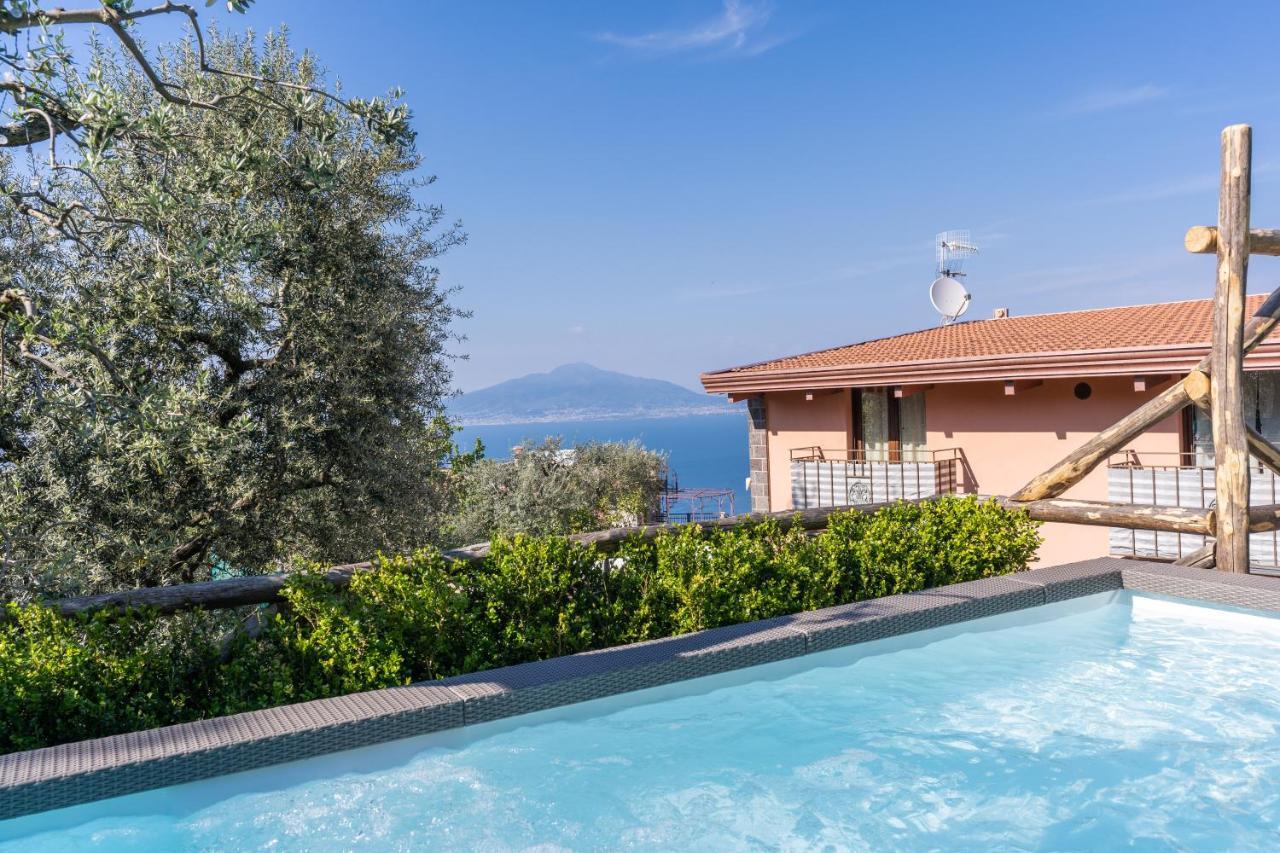 Villa Caruso Private Heated Pool & Sea View Sorrento Exterior photo