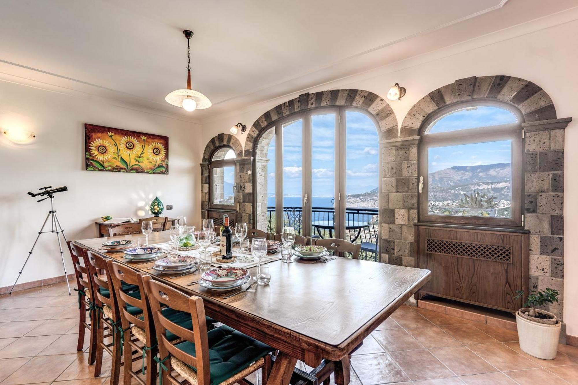Villa Caruso Private Heated Pool & Sea View Sorrento Exterior photo