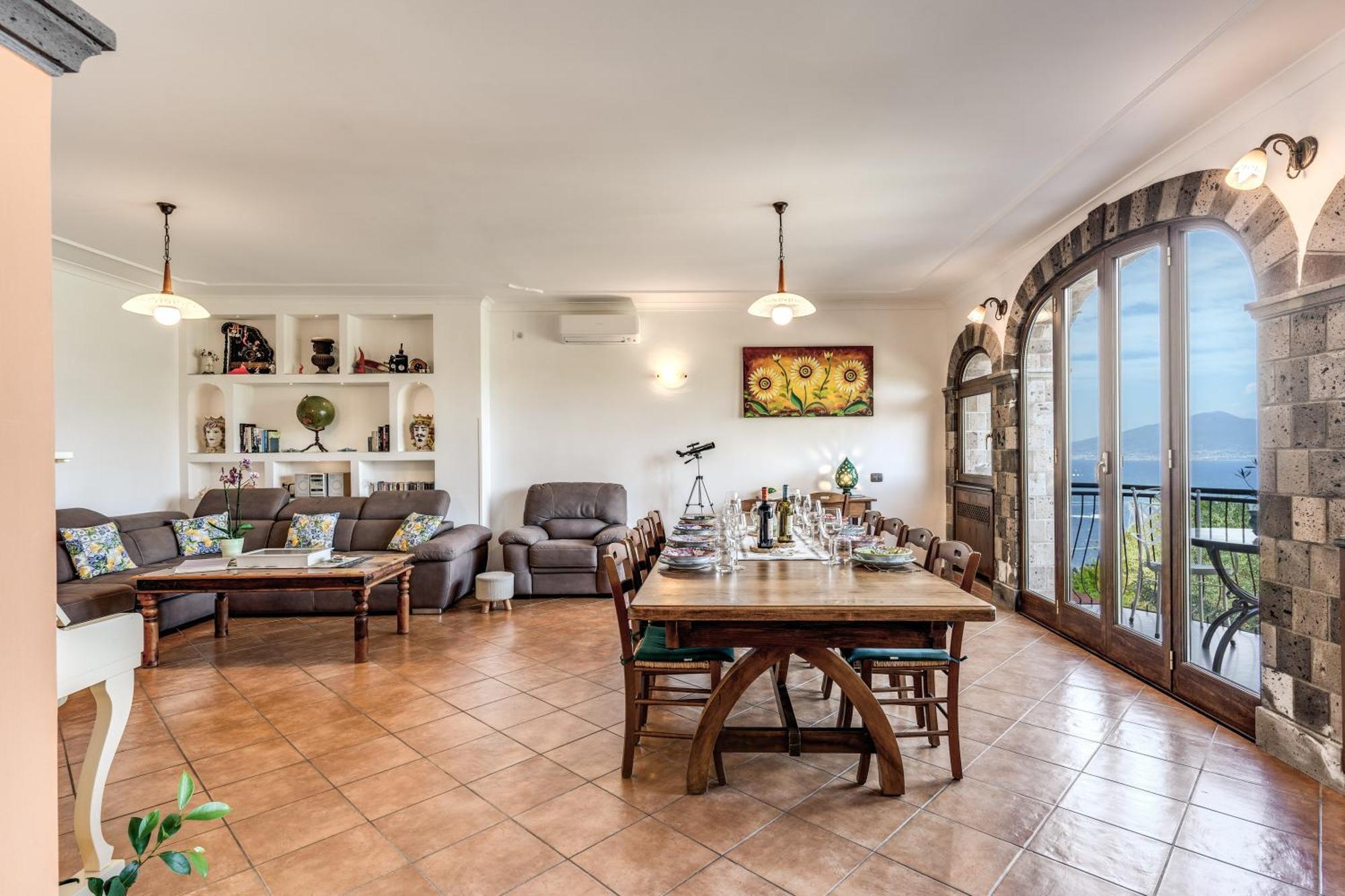 Villa Caruso Private Heated Pool & Sea View Sorrento Exterior photo